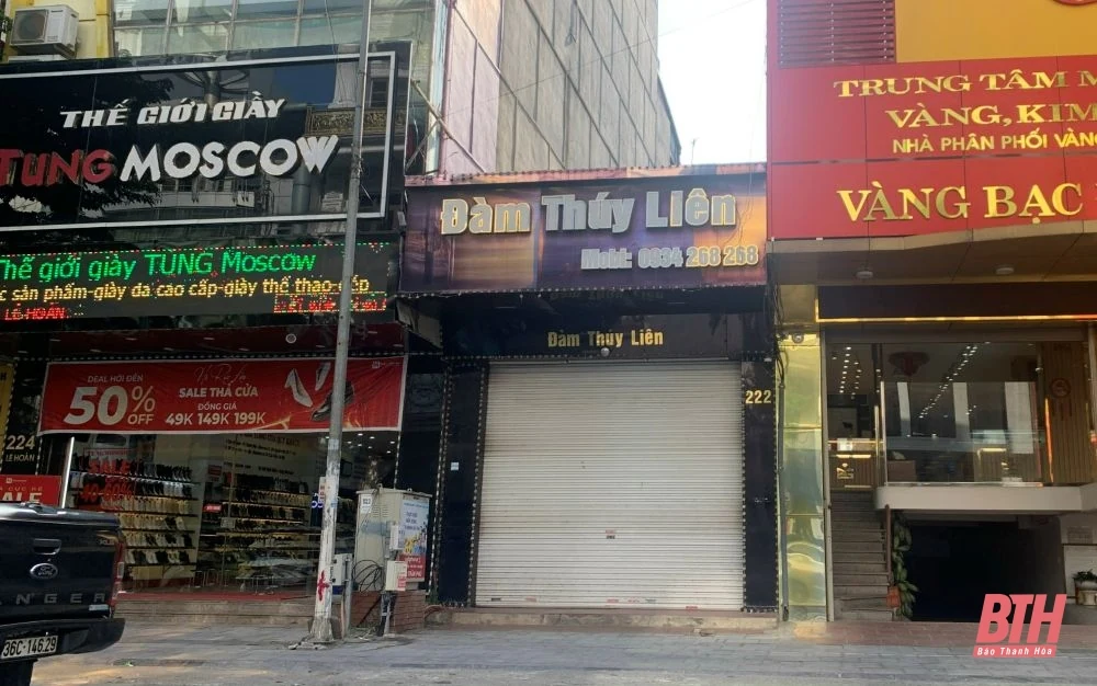 Nhiều cửa hàng thời trang, mỹ phẩm ở TP Thanh Hóa đóng cửa bất thường