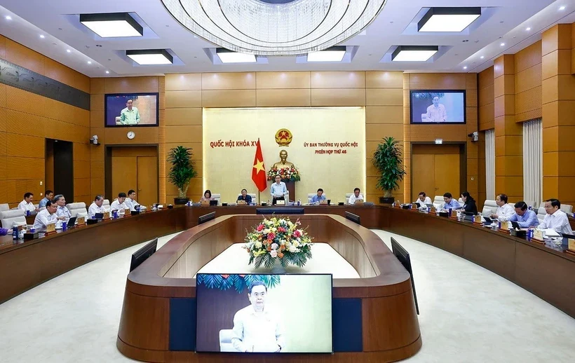 Khai mạc Phiên họp thứ 46 của Ủy ban Thường vụ Quốc hội