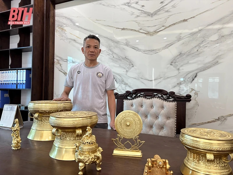 Nguyễn Minh Tuấn, nghệ nhân đúc đồng tài năng