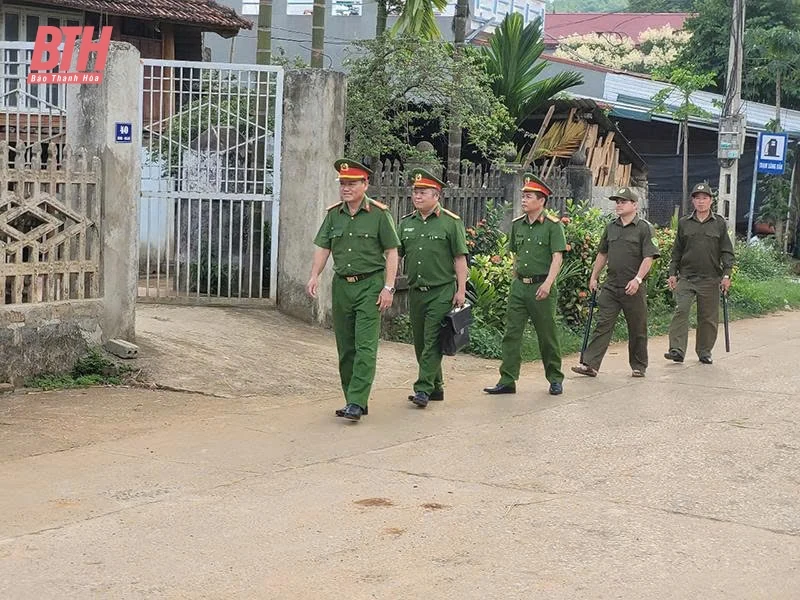 Công an xã Ngọc Sơn giữ vững an ninh trật tự từ cơ sở