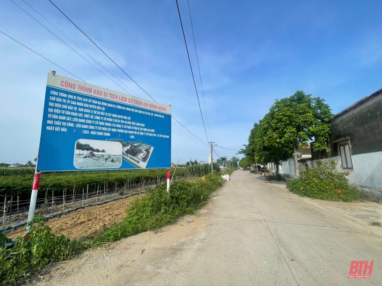 Sắp hoàn thành Khu di tích lịch sử Trận địa Đông Ngàn và Tượng đài Trung đội dân quân gái Hoa Lộc