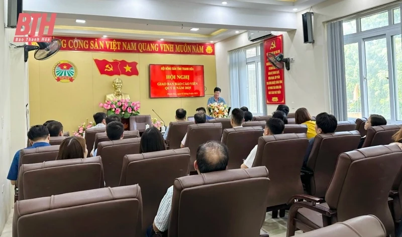 Hội Nông dân tỉnh tổ chức hội nghị báo cáo viên quý II năm 2025