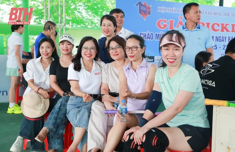 Gần 100 VĐV tranh tài tại Giải Pickleball chào mừng kỷ niệm 100 năm Ngày Báo chí Cách mạng Việt Nam