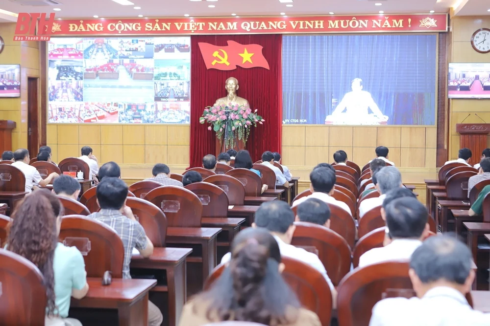 Thanh Hóa triển khai các chuyên đề tập huấn về tổ chức xây dựng Đảng, quản lý nhà nước, hoạt động của MTTQ cấp xã trong tháng 6/2025