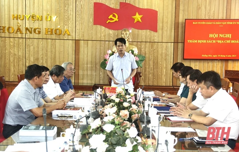 Thẩm định công trình “Địa chí Hoằng Hóa”