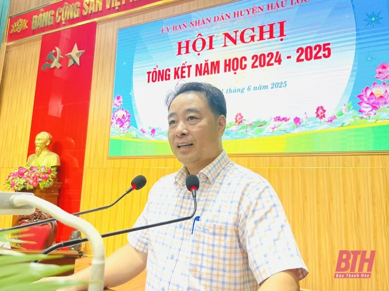 Hậu Lộc tổng kết năm học 2024-2025 và tôn vinh, khen thưởng tập thể, cá nhân đạt thành tích