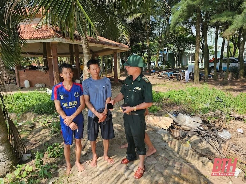 Đồn Biên phòng Hoằng Trường kịp thời cứu hộ tàu cá gặp nạn trên biển