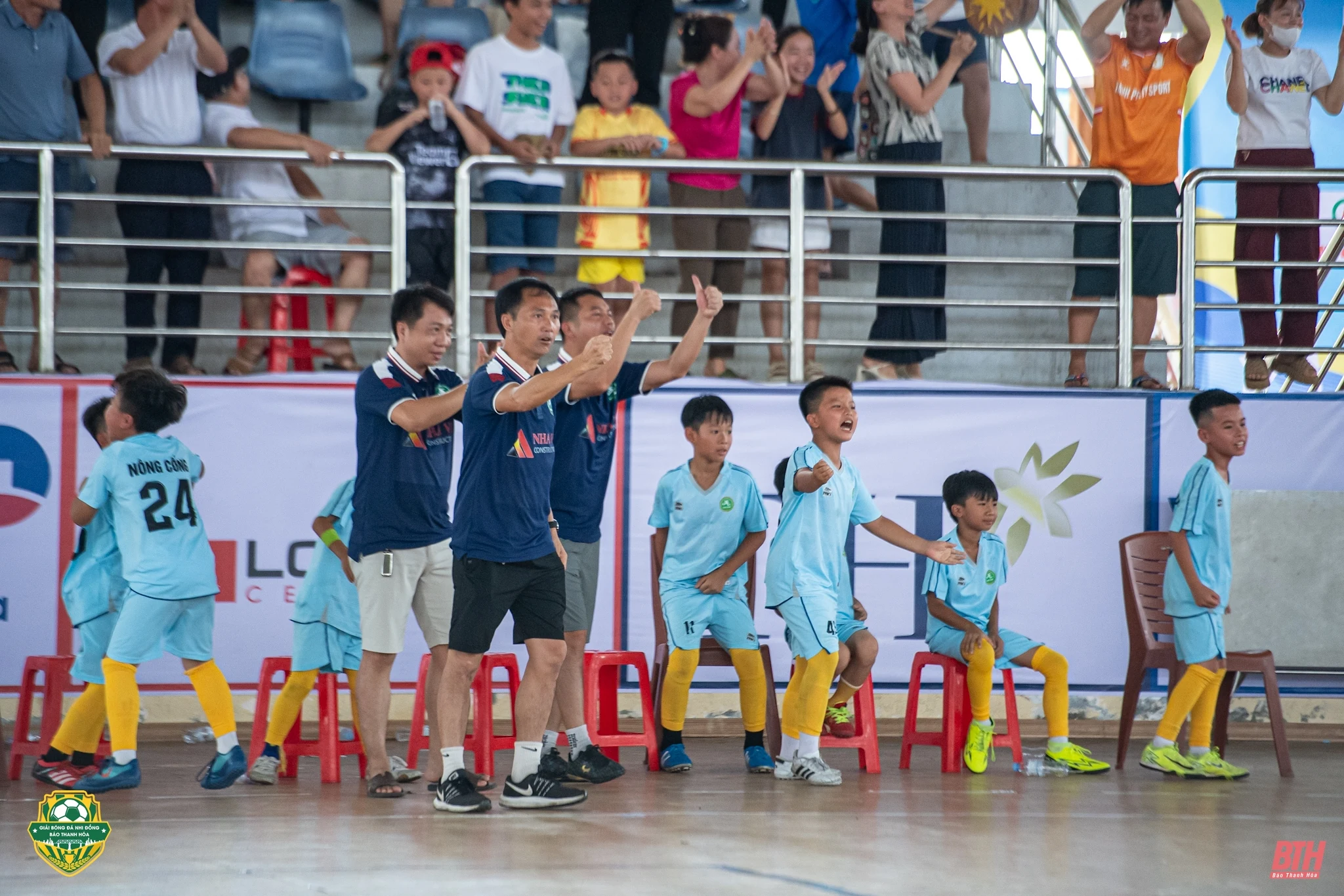 U10 Nông Cống giành vé vào bán kết sau cuộc rượt đuổi cảm xúc với U10 Thạch Thành