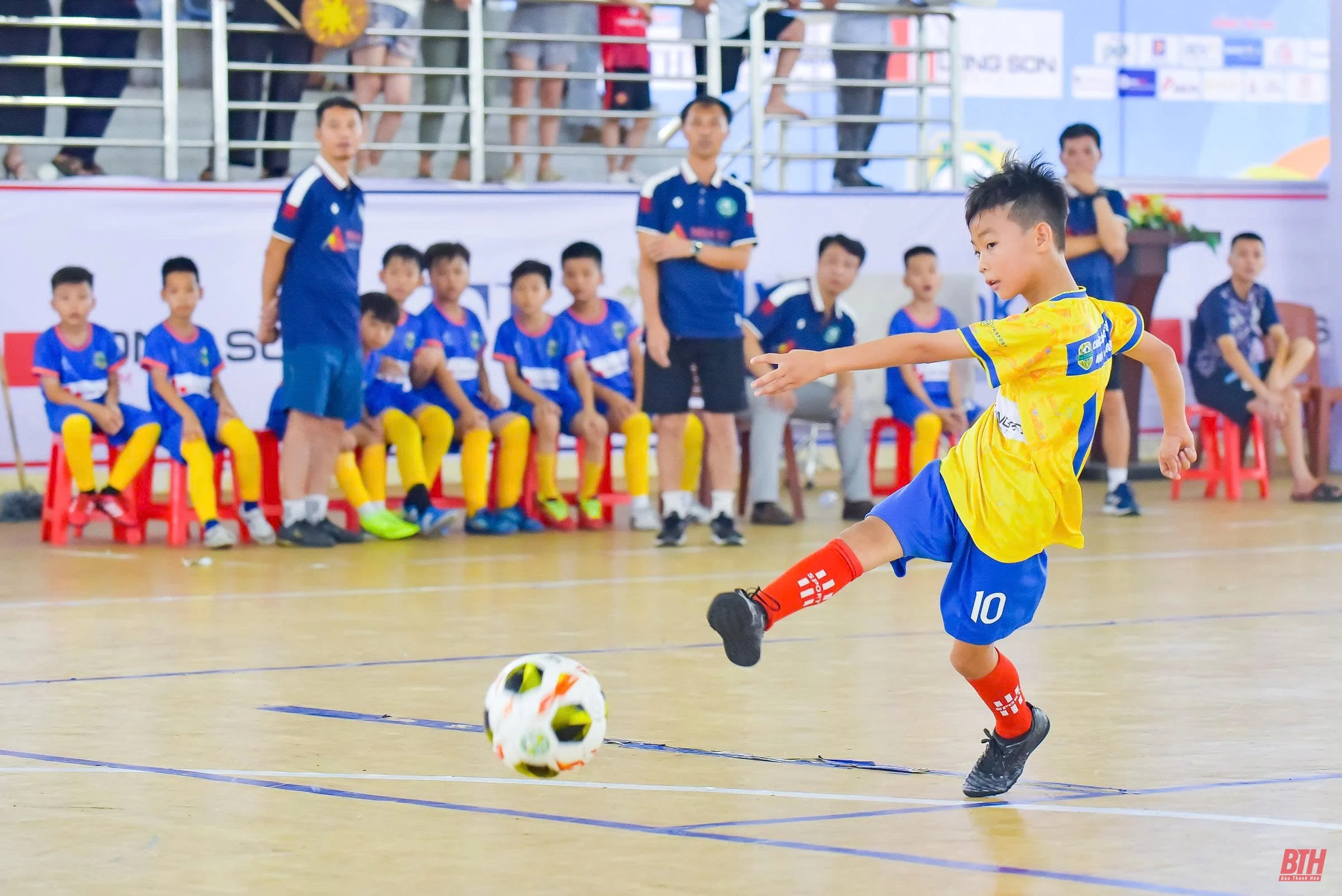 U10 BVĐK Trí Đức Thành Yên Định lần đầu tiên giành vé vào chung kết giải Bóng đá Nhi đồng Báo Thanh Hóa