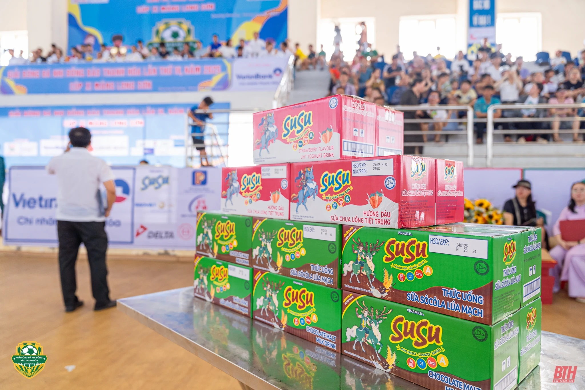 Vinamilk tiếp năng lượng, đồng hành cùng những bước chạy tuổi thơ tại giải Bóng đá Nhi đồng Báo Thanh Hóa năm 2025