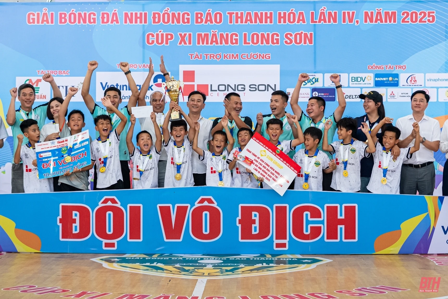 U8 Thiệu Hóa và U10 Nghi Sơn đăng quang giải Bóng đá Nhi đồng Báo Thanh Hóa lần thứ IV năm 2025 - Cúp Xi măng Long Sơn