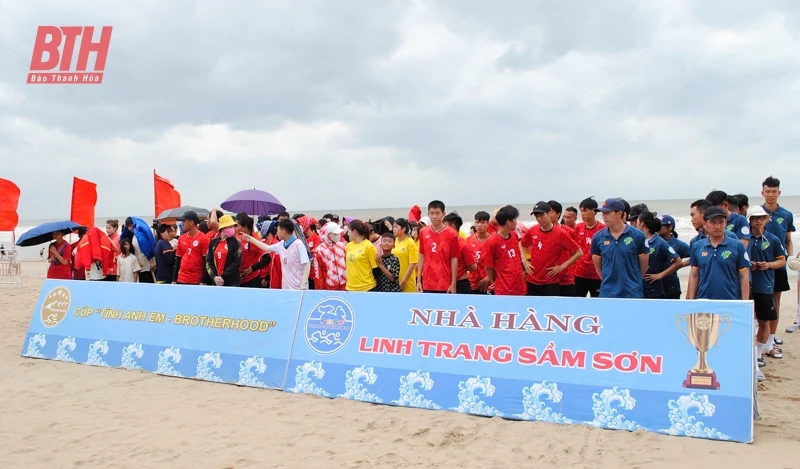 Thanh Hóa nhất nội dung đội tuyển 3 nam tại Giải vô địch Cầu mây bãi biển quốc gia