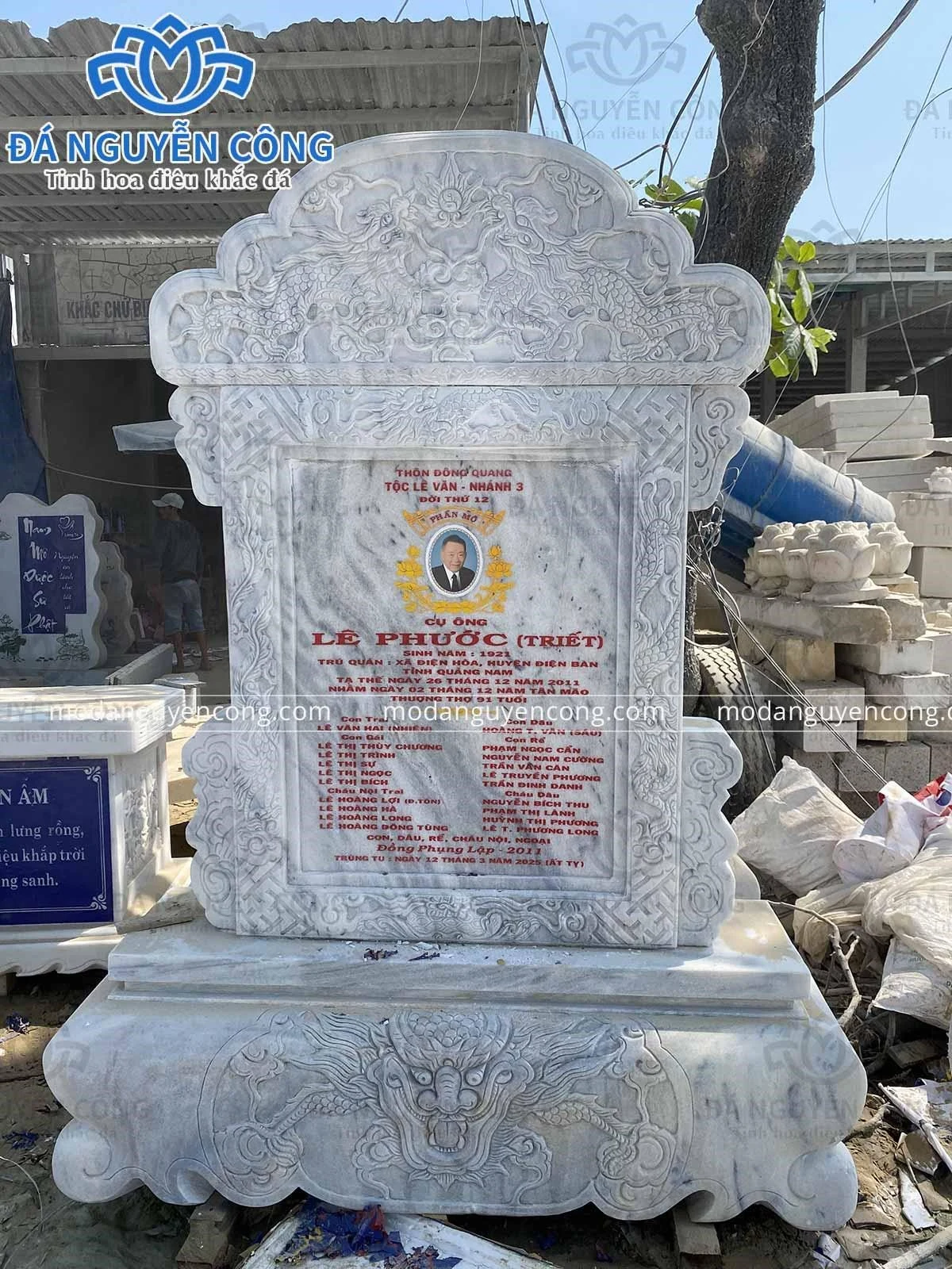 Bí quyết chọn bia mộ đá đẹp, bền vững cùng Nguyễn Công