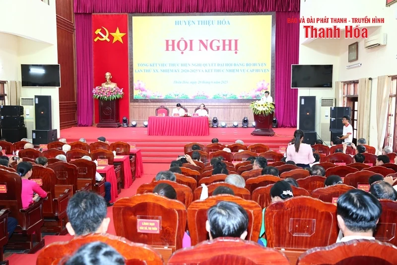 Thiệu Hoá: Nhiều kết quả thực hiện Nghị quyết Đại hội Đảng bộ huyện đạt mức cao nhất từ trước đến nay