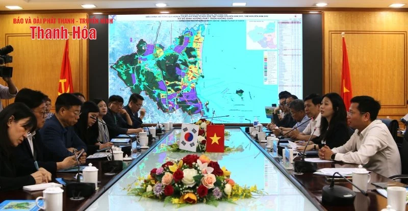 Đoàn công tác TP Seongnam (Hàn Quốc) thăm và làm việc tại Khu kinh tế Nghi Sơn