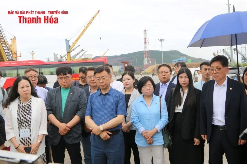 Đoàn công tác TP Seongnam (Hàn Quốc) thăm và làm việc tại Khu kinh tế Nghi Sơn