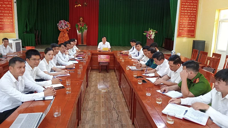 Như Xuân: Vận hành mẫu hoạt động của cấp ủy Đảng, HĐND, UBND các xã mới sau sắp xếp