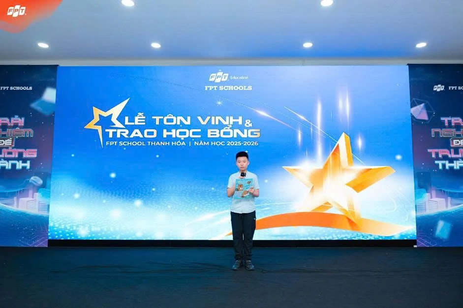FPT School Thanh Hóa tôn vinh và trao học bổng cho gần 300 học sinh xuất sắc
