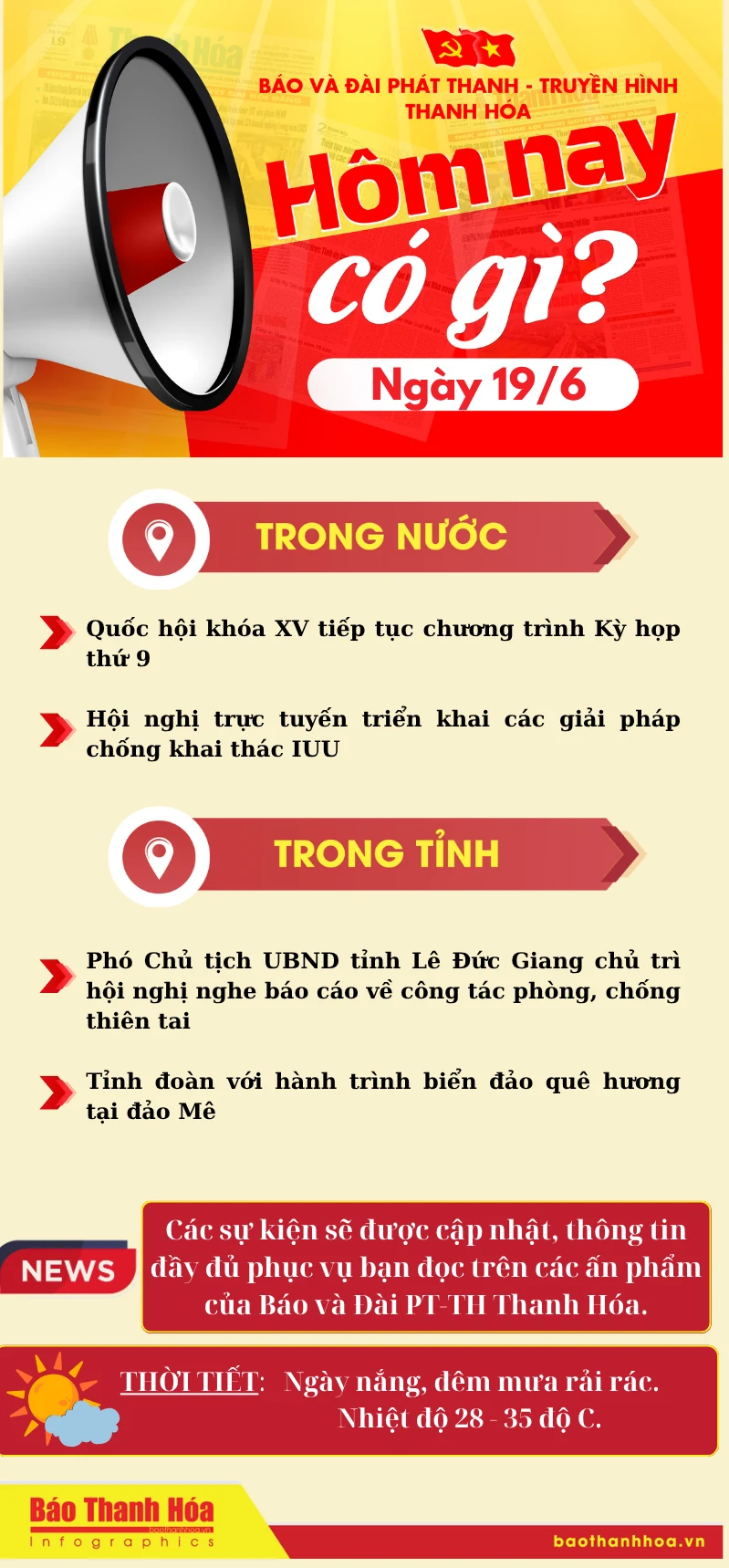Hôm nay có gì? - Sự kiện nổi bật ngày 19/6/2025