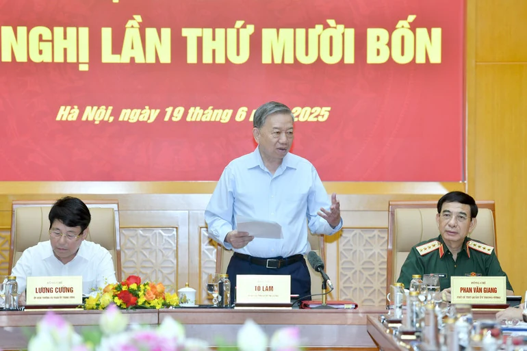 Tổng Bí thư Tô Lâm chủ trì Hội nghị Quân ủy Trung ương lần thứ 14