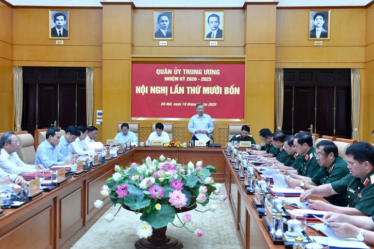 Tổng Bí thư Tô Lâm chủ trì Hội nghị Quân ủy Trung ương lần thứ 14