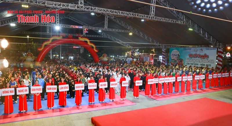 Khai mạc Giải vô địch trẻ Võ cổ truyền quốc gia năm 2025