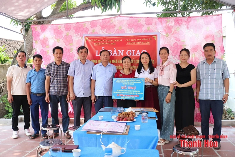 Huyện Hoằng Hóa: Hoàn thành hỗ trợ kinh phí xóa nhà tạm, nhà dột nát cho 214 hộ, đạt 100% kế hoạch