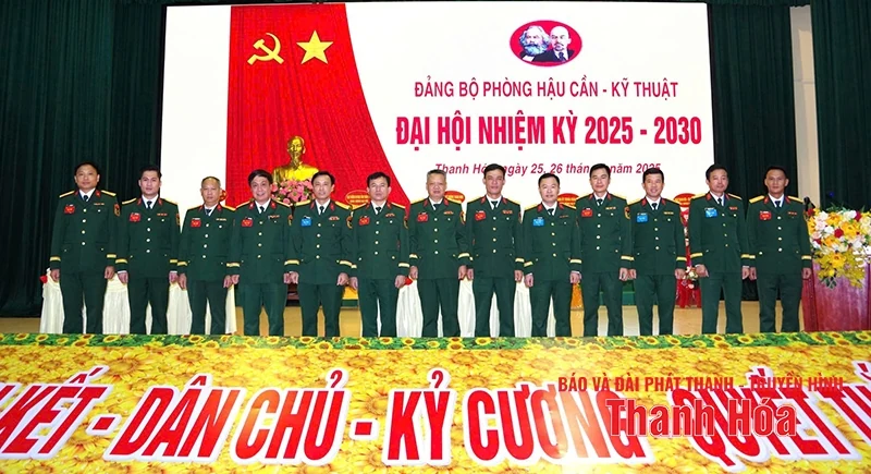 Đảng bộ Phòng Hậu cần - Kỹ thuật, Bộ CHQS tỉnh tổ chức Đại hội nhiệm kỳ 2025 - 2030