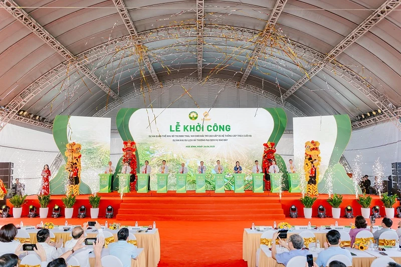 Sun Group khởi công Tổ hợp nghỉ dưỡng khoáng nóng quy mô hơn 21.000 tỷ đồng tại Hòa Bình