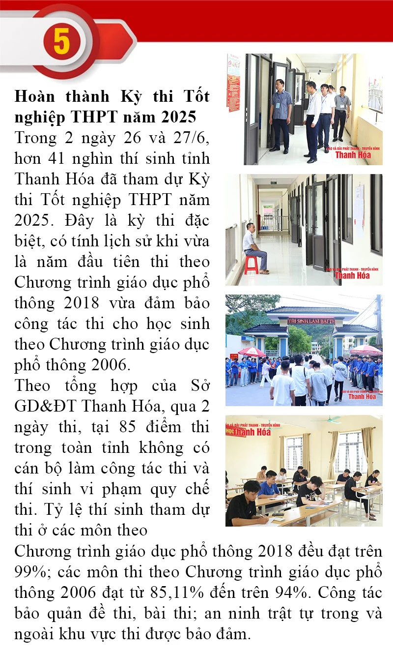 Những sự kiện nổi bật trong tuần