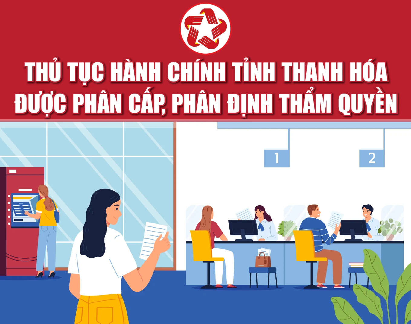 [Infographics] - Thủ tục hành chính tỉnh Thanh Hóa được phân cấp, phân định thẩm quyền