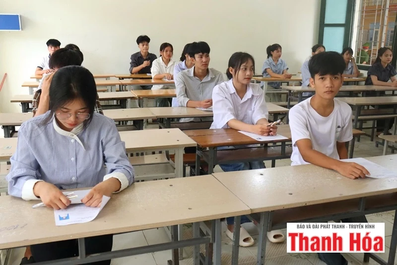 Thí sinh Thanh Hóa hào hứng bước vào ngày thi cuối kỳ thi Tốt nghiệp THPT