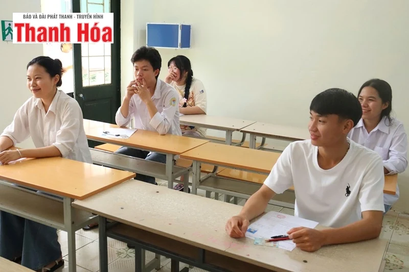 Thí sinh Thanh Hóa hào hứng bước vào ngày thi cuối kỳ thi Tốt nghiệp THPT