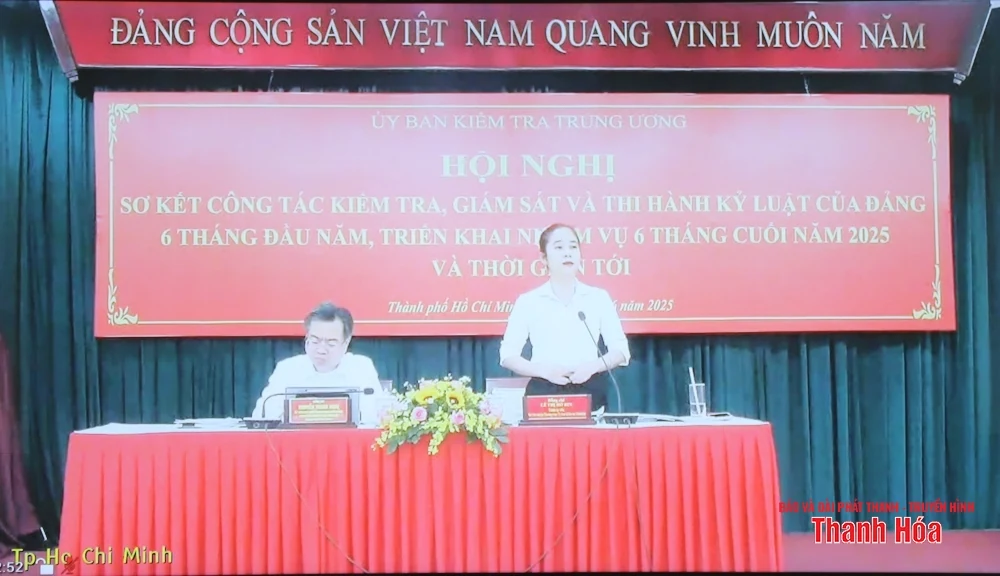 Sơ kết toàn quốc công tác kiểm tra, giám sát và thi hành kỷ luật của Đảng