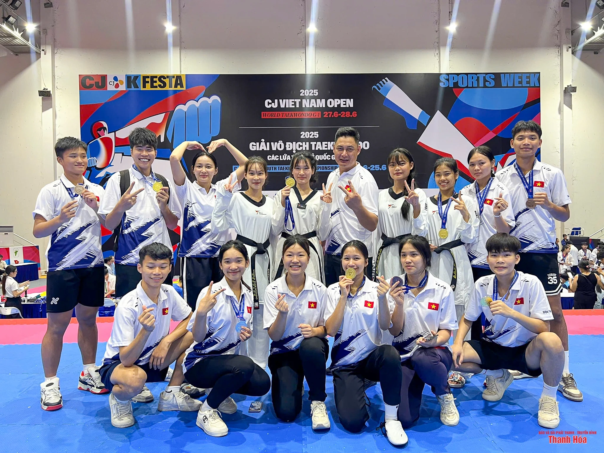 Taekwondo Thanh Hoá ghi dấu ấn đáng nhớ tại giải vô địch các lứa tuổi trẻ quốc gia 2025