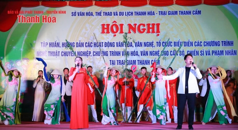 Nâng cao đời sống tinh thần, góp phần đảm bảo an ninh - trật tự trong trại giam