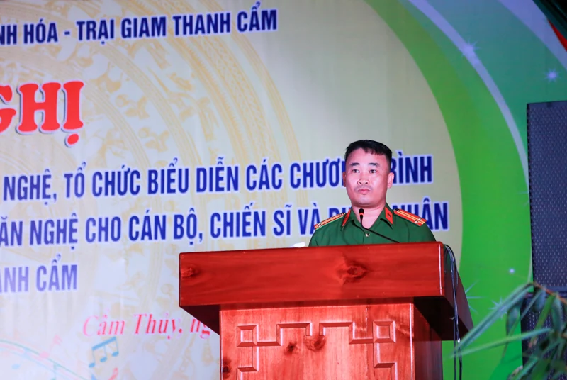 Nâng cao đời sống tinh thần, góp phần đảm bảo an ninh - trật tự trong trại giam