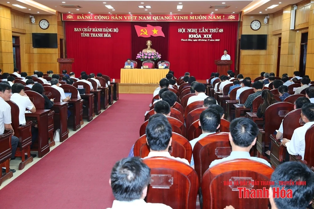 Hội nghị Ban Chấp hành Đảng bộ tỉnh lần thứ 48: Đánh giá tình hình 6 tháng đầu năm; triển khai nhiệm vụ trọng tâm 6 tháng cuối năm 2025