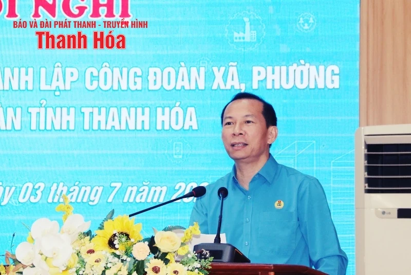 Công bố Quyết định thành lập 41 công đoàn xã, phường