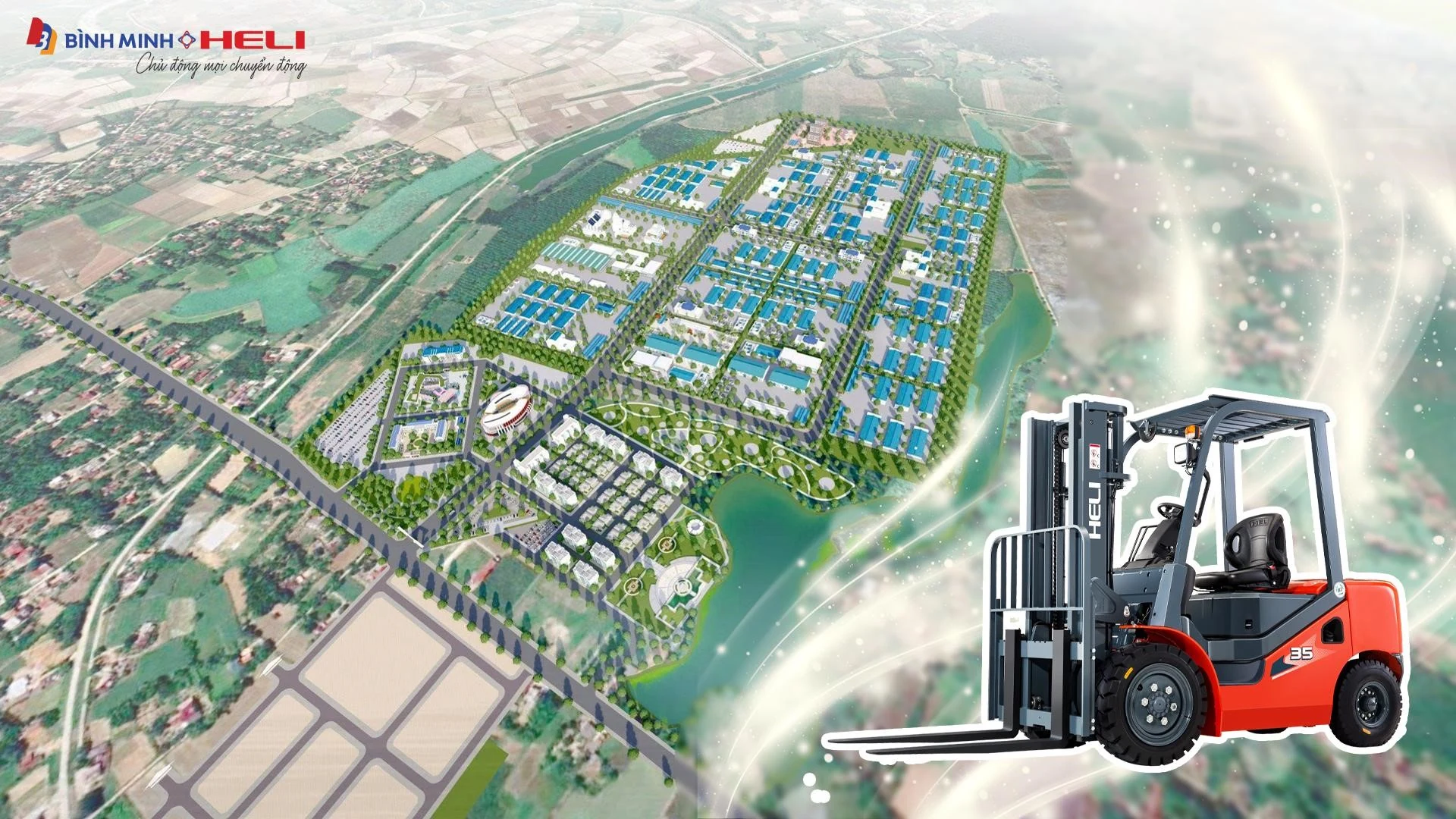 Xe nâng - mắt xích quan trọng trong chuỗi vận hành tại các khu công nghiệp Thanh Hóa