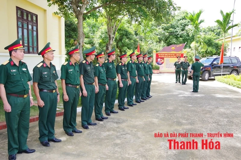 Tư lệnh Quân khu 4 kiểm tra các Ban Chỉ huy Phòng thủ khu vực tại Thanh Hóa