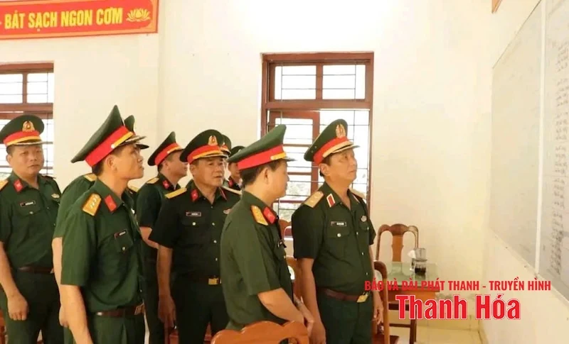 Tư lệnh Quân khu 4 kiểm tra các Ban Chỉ huy Phòng thủ khu vực tại Thanh Hóa