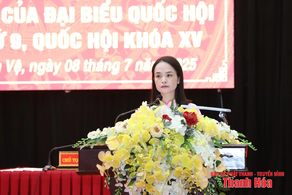 Cử tri xã Lưu Vệ đánh giá cao kết quả Kỳ họp thứ 9, Quốc hội khóa XV