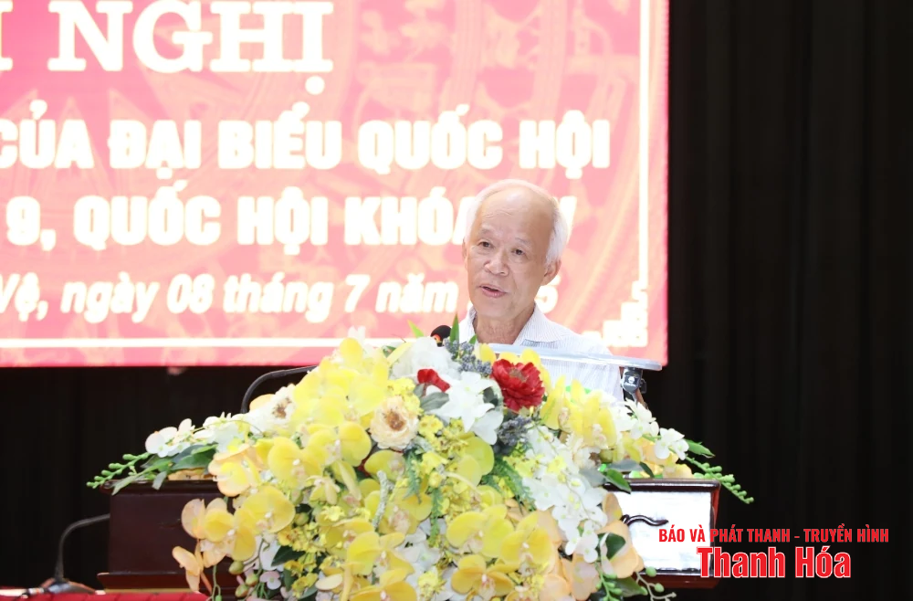 Cử tri xã Lưu Vệ đánh giá cao kết quả Kỳ họp thứ 9, Quốc hội khóa XV