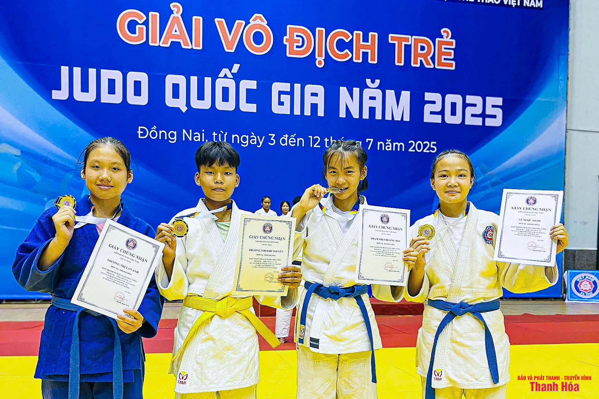 Judo Thanh Hóa tiến bộ đáng khen ngợi ở giải vô địch trẻ quốc gia 2025