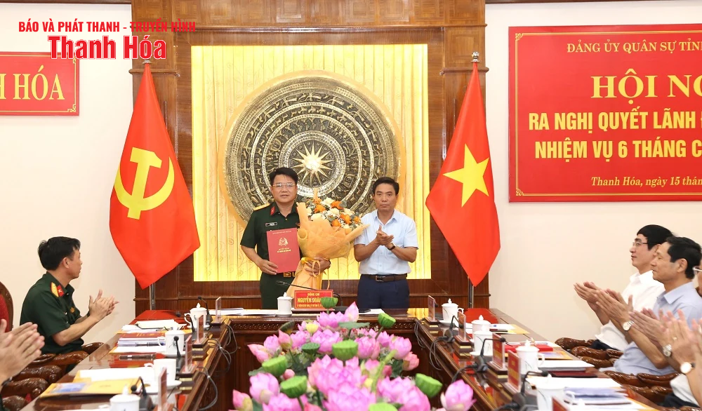 Đảng ủy Quân sự tỉnh quyết tâm lãnh đạo thực hiện thắng lợi nhiệm vụ 6 tháng cuối năm 2025