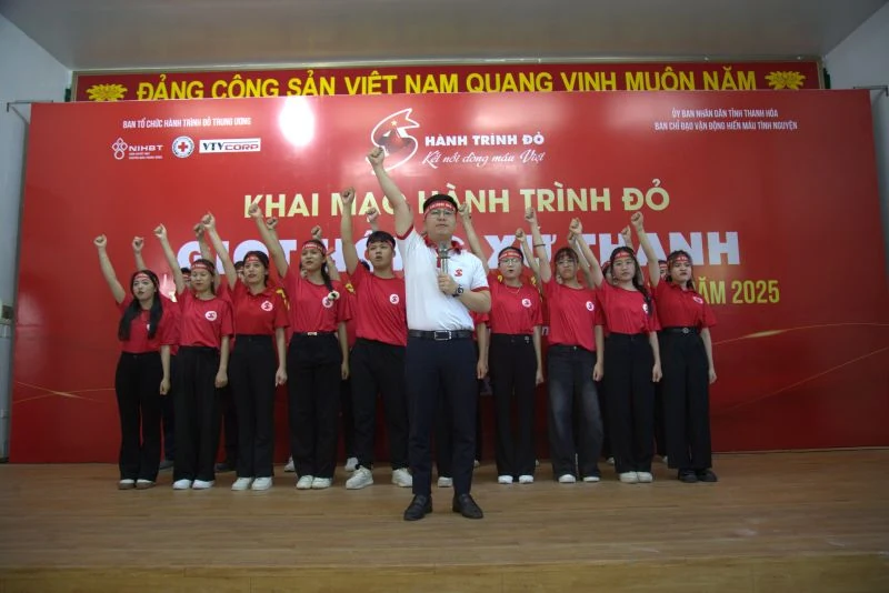 Khai mạc “Hành trình đỏ” năm 2025 tại Thanh Hóa
