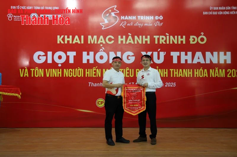 Khai mạc “Hành trình đỏ” năm 2025 tại Thanh Hóa