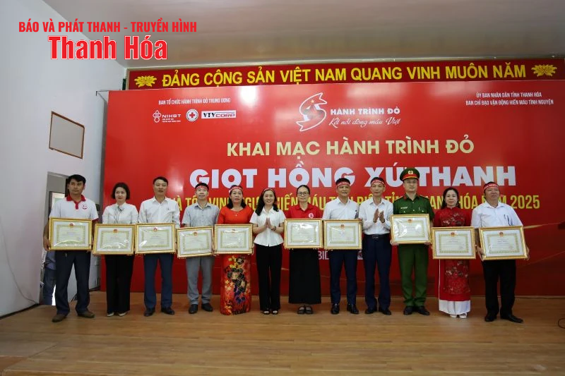 Khai mạc “Hành trình đỏ” năm 2025 tại Thanh Hóa