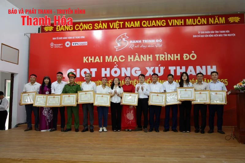 Khai mạc “Hành trình đỏ” năm 2025 tại Thanh Hóa